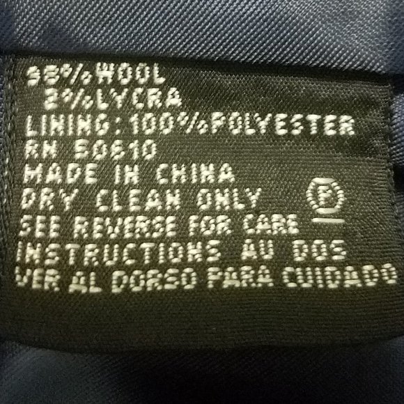 Kasper Blazer Wool Cobalt Blue (12) EUC - Picture 4 of 4